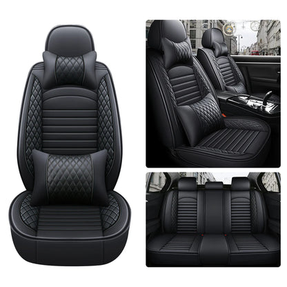 Ultimate Comfort & Protection: 5-Piece PU Leather Car Seat Covers