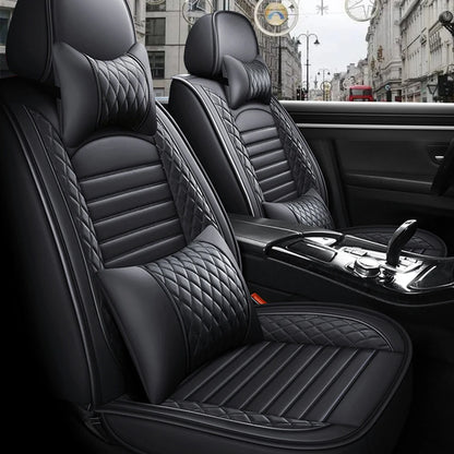 Ultimate Comfort & Protection: 5-Piece PU Leather Car Seat Covers